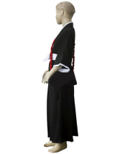 Costume cosplay pour enfants du Bleach Ichigo Kurosaki Soul Reaper en tissu uniforme noir et blanc