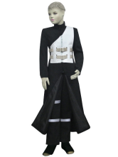 En noir et blanc en tissu uniforme Naruto Shippuden Gaara cosplay costume Kids