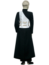 En noir et blanc en tissu uniforme Naruto Shippuden Gaara cosplay costume Kids
