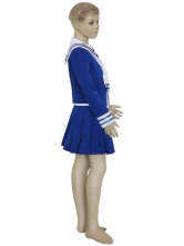 Costume Cosplay pour filles deFruits Basket Tohru Honda en tissu uniforme bleu et blanc