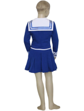 Costume Cosplay pour filles deFruits Basket Tohru Honda en tissu uniforme bleu et blanc