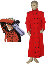 Red Uniform Cloth Trigun Vash The Stampede Boys Cosplay Costume