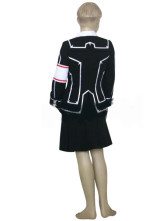Costume Cosplay pour enfants magnifique de Vampire Knight Day Class Girl Kurosu Yuuki en tissu uniforme blanc noir et rouge