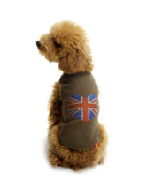Lovely Olive Green 100% Fleece Dog Vest