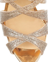 4 3/4'' High Heel Light Golden Womens Fashion Shoes
