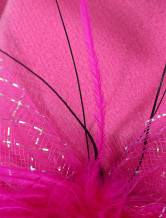 Plume Tissu Adorable 13cm Hat mariée mariage