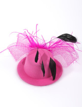 Plume Tissu Adorable 13cm Hat mariée mariage
