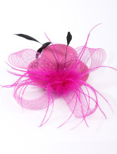 Plume Tissu Adorable 13cm Hat mariée mariage