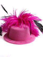 Tissu Fuchsia Belle 13cm Hat mariée mariage