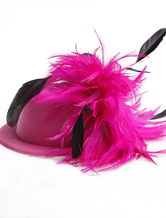 Tissu Fuchsia Belle 13cm Hat mariée mariage