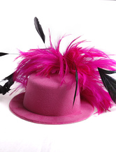 Tissu Fuchsia Belle 13cm Hat mariée mariage