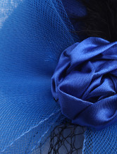 Graceful Tissu noir gaze Hat mariage 13cm Pour Brides