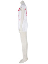 Infirmière Zombie satin Halloween Costume Scary