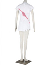 Infirmière Zombie satin Halloween Costume Scary