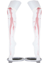 Infirmière Zombie satin Halloween Costume Scary