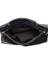 Fourre-tout  Féminin Cuir de Vache Fuir Noir Retro 39*15*26cm 