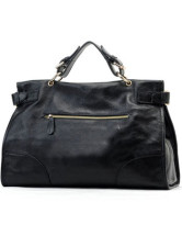 Fourre-tout  Féminin Cuir de Vache Fuir Noir Retro 39*15*26cm 