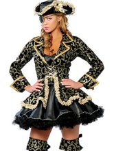 Tenue de pirate acrylique en bien apprécié
