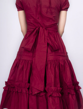 Cotton Red Lace Classic Lolita Dress