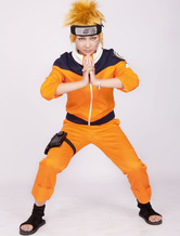 Yellow Deep Blue Naruto Uzumaki Naruto Cosplay Costume