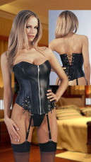 Sexy Strapless Overbust Corset And Panty Set