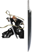 Wonderful 41 1/2'' BLEACH Kurosaki ichigo Zangetsu Wooden Sword