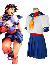 Street Fighter Sailor Suit Cosplay Costume