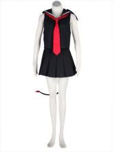 Modern Magister Negi Magi Hasegawa 65% Cotton 35% Polyester Girls Cosplay Costume Outfit