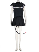 Modern Magister Negi Magi Hasegawa 65% Cotton 35% Polyester Girls Cosplay Costume Outfit