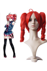 Vocaloid Kasane Teto Red 40cm Cosplay Wig