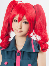 Vocaloid perruque rouge cosplay 40cm