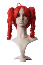 Vocaloid perruque rouge cosplay 40cm