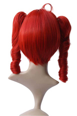 Vocaloid perruque rouge cosplay 40cm