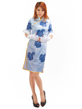 Battle Vixens Chou'un Shiryuu Blue Cosplay Costume