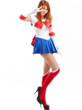 Sailor Moon Tsukino Usagi Cotton Polyester Cosplay Costumes
