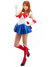 Sailor Moon Tsukino Usagi Cotton Polyester Cosplay Costumes