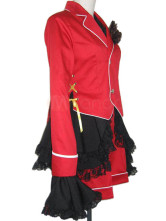 Costume du Black Butler noir et rouge pour Halloween