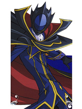 Code Geass: Lelouch of the Rebellion Zero Black Knights Cosplay Cloak