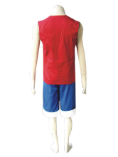 Costume de Cosplay de pièce unique de Luffy 