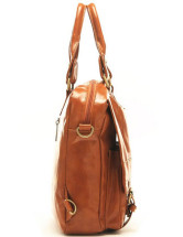23*9*33cm Popular Retro Brown 23*9*33cm PU Womens Convertible Bag