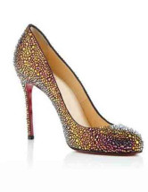 3 9/10'' High Heel Purple Lint Womens Fashion Shoes