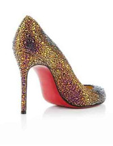 3 9/10'' High Heel Purple Lint Womens Fashion Shoes
