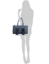 Fourre-tout Féminin Gland PU Bleu Marine de la mode 