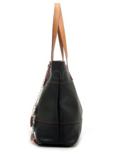 Fourre-tout Féminin PU Ange Simple Noir 46*15*30cm de la mode 