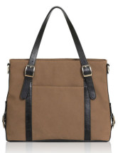 Sacoche Féminine PU Café 46*16*26cm de la mode