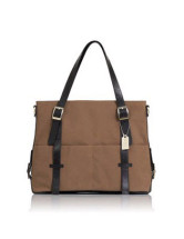 Sacoche Féminine PU Café 46*16*26cm de la mode