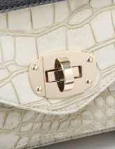 Grey Beige PU Unique 36*15*23cm Women's Tote Handbag