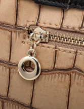 Khaki PU Cool 36*15*23cm Cow Leather Women's Tote Handbag