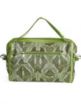 Sacoche Féminine Unique 35*15*25cm PU Fuir Verte 