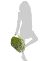 Sacoche Féminine Unique 35*15*25cm PU Fuir Verte 